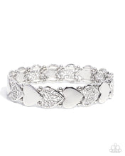 Load image into Gallery viewer, Handcrafted Heartthrob Silver Bracelet