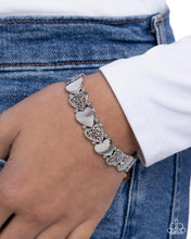 Load image into Gallery viewer, Handcrafted Heartthrob Silver Bracelet