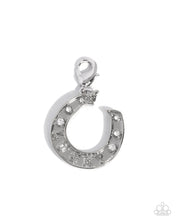 Load image into Gallery viewer, Horseshoe Hold White Charm