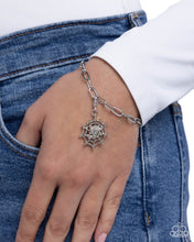 Load image into Gallery viewer, Spiderweb Selfie Silver Spiderweb Charm
