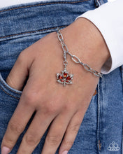 Load image into Gallery viewer, Autumnal Allegiance Brown Leaf Charm