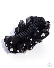 Load image into Gallery viewer, Pearl Page Black Hair Claw