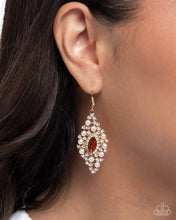 Load image into Gallery viewer, Palatial Promenade Brown Earrings