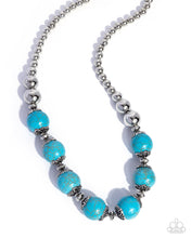 Load image into Gallery viewer, Earthy Filter Blue Necklace