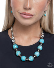 Load image into Gallery viewer, Earthy Filter Blue Necklace