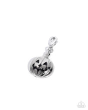 Load image into Gallery viewer, Adorable Apparition Silver Pumpkin Charm