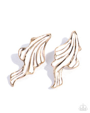 Load image into Gallery viewer, Fluid Fashion White Earrings