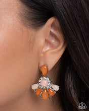 Load image into Gallery viewer, Memorable Keepsake Orange Earrings