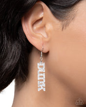Load image into Gallery viewer, Slam Dunk Statement Silver Earrings