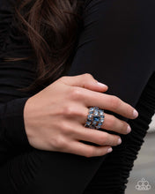 Load image into Gallery viewer, Strategically Shimmery Blue Ring