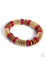 Load image into Gallery viewer, Wood Work Red Bracelet