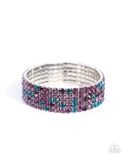 Load image into Gallery viewer, Shimmery Sequence Purple Bracelet