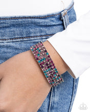 Load image into Gallery viewer, Shimmery Sequence Purple Bracelet