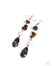 Load image into Gallery viewer, Going Desert to Desert Black Earrings