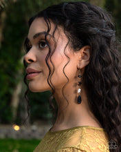 Load image into Gallery viewer, Going Desert to Desert Black Earrings