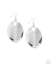 Load image into Gallery viewer, Carved Chic Silver Earrings