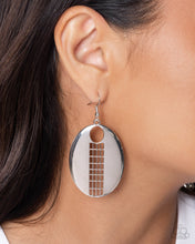 Load image into Gallery viewer, Carved Chic Silver Earrings