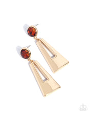 Load image into Gallery viewer, Sophisticated Sway Brown Earrings