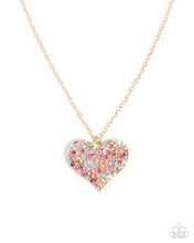 Load image into Gallery viewer, Huge Heart Pink Necklace