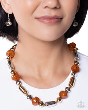 Load image into Gallery viewer, Danger Zone Delight Brown Necklace