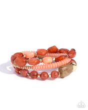Load image into Gallery viewer, Dancing Detour Orange Bracelet