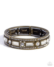 Load image into Gallery viewer, Twinkling Tiers Brass Bracelet