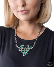 Load image into Gallery viewer, Discerning Dazzle Green Necklace