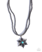 Load image into Gallery viewer, Santa Fe Socialite Blue Necklace