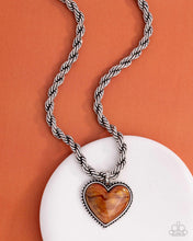 Load image into Gallery viewer, Romantic Rhythm Orange Necklace