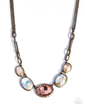 Load image into Gallery viewer, Mic Dropping Color Brass Necklace