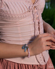 Load image into Gallery viewer, Rustic Rubato Pink Bracelet
