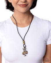 Load image into Gallery viewer, Elegance Unlocked Brass Necklace