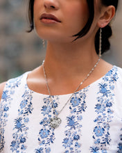 Load image into Gallery viewer, Fervent Flowers Silver Necklace