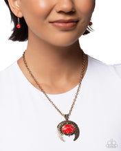 Load image into Gallery viewer, Ephemeral Element Red Necklace