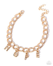Load image into Gallery viewer, Hopeful Hero Gold Bracelet