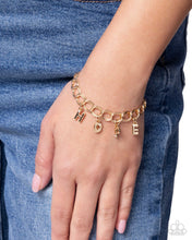 Load image into Gallery viewer, Hopeful Hero Gold Bracelet