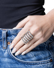Load image into Gallery viewer, Trailblazing Tiers Silver Ring