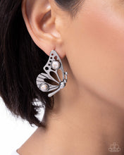 Load image into Gallery viewer, Aerial Angle White Earrings