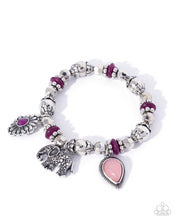 Load image into Gallery viewer, Eager Elephant Purple Bracelet