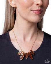 Load image into Gallery viewer, Powerhouse Pairing Brown Necklace