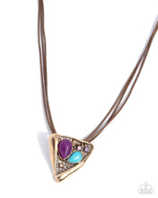 Load image into Gallery viewer, Runaway Rusticity Purple Necklace