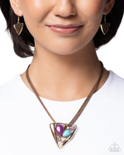 Load image into Gallery viewer, Runaway Rusticity Purple Necklace