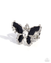 Load image into Gallery viewer, Bewitching Butterfly Black Ring