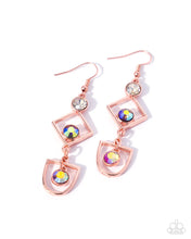 Load image into Gallery viewer, Shape Succession Copper Earrings