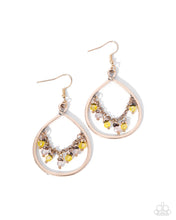 Load image into Gallery viewer, Flashback Fringe Yellow Earrings