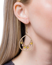 Load image into Gallery viewer, Flashback Fringe Yellow Earrings