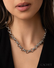 Load image into Gallery viewer, Dynamique Rhodium Plated Necklace