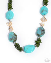 Load image into Gallery viewer, Coastal Cha Cha Blue Necklace