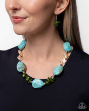 Load image into Gallery viewer, Coastal Cha Cha Blue Necklace