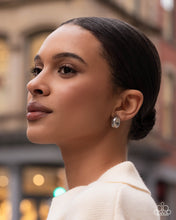 Load image into Gallery viewer, Sleek Silhouette Silver Hoop Earrings